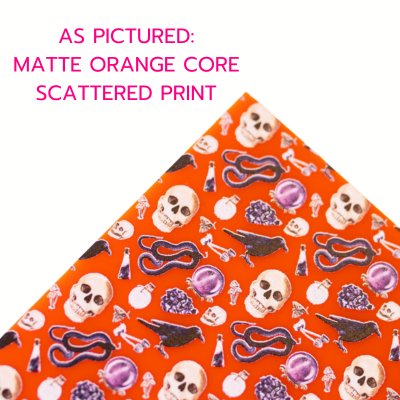 Gothic Halloween Pattern Acrylic Sheet - CMB Pattern Acrylic