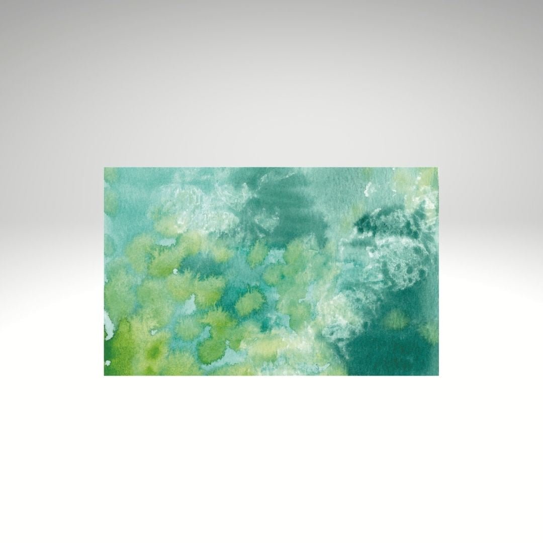 Green Watercolor Pattern Sheet - CMB Pattern Acrylic