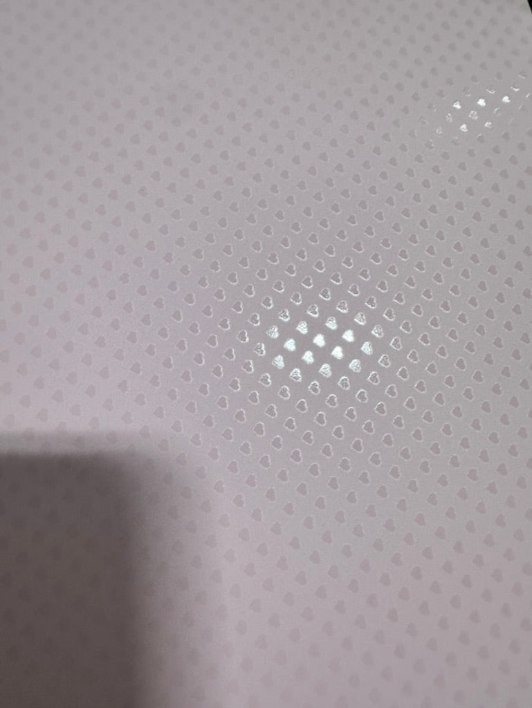 Itty Bitty Glossy Hearts Pattern Acrylic Sheet -