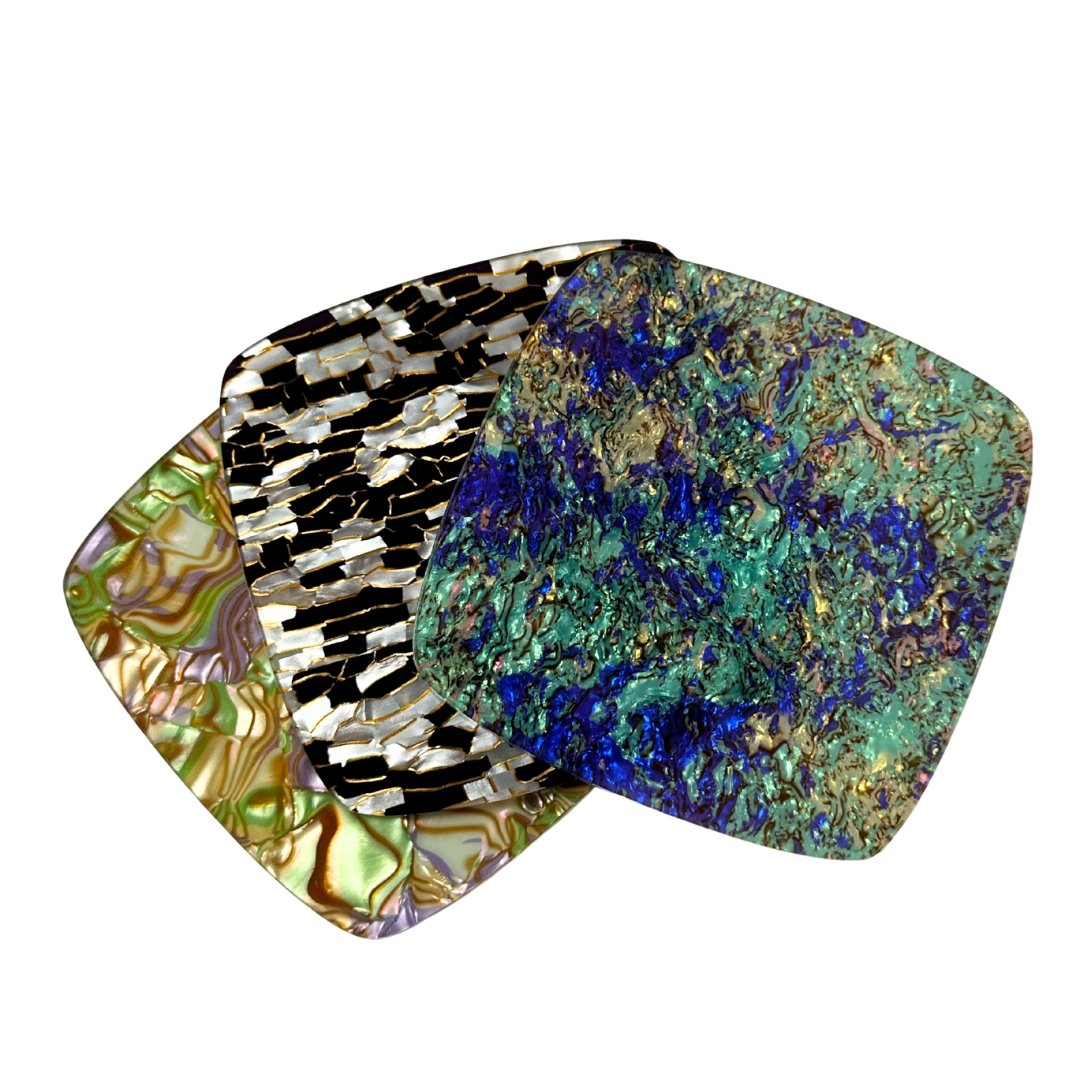 Jungle Blue Celluloid Acrylic Sheets -