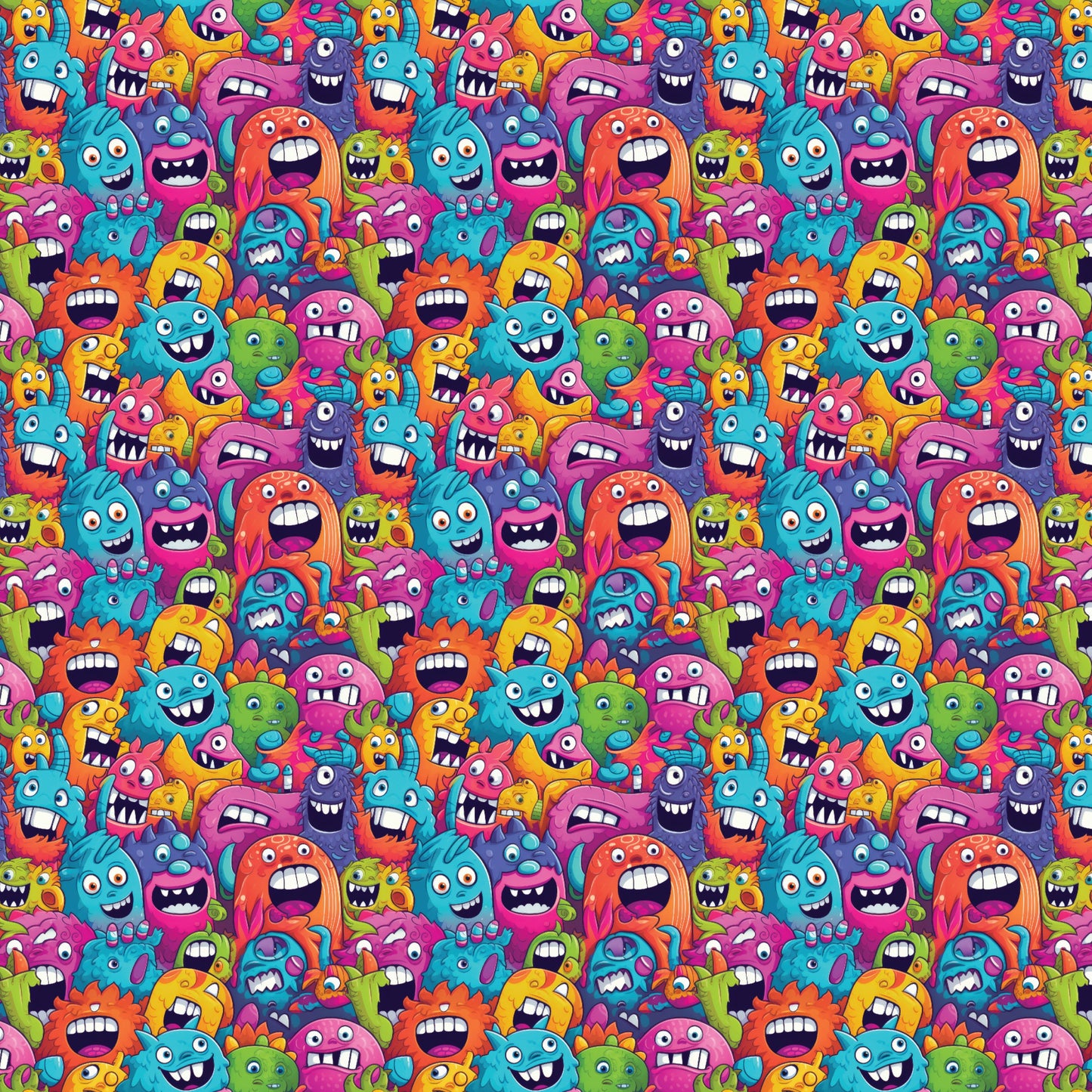 Monster Mash Pattern Acrylic Sheets - CMB Pattern Acrylic