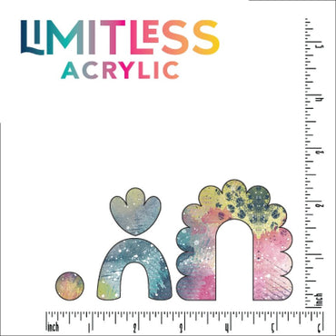 Multi Color Paint Pattern Acrylic Sheet - CMB Pattern Acrylic