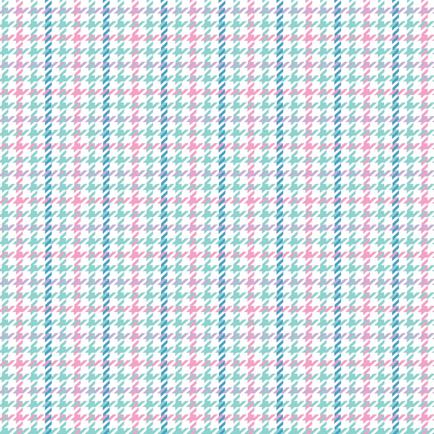 Pastel Houndstooth Pattern Acrylic Sheets - CMB Pattern Acrylic