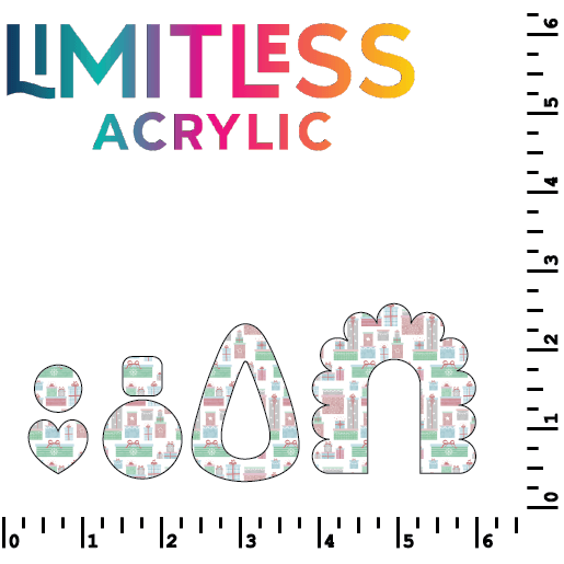 Pastel Presents Pattern Acrylic Sheet - CMB Pattern Acrylic