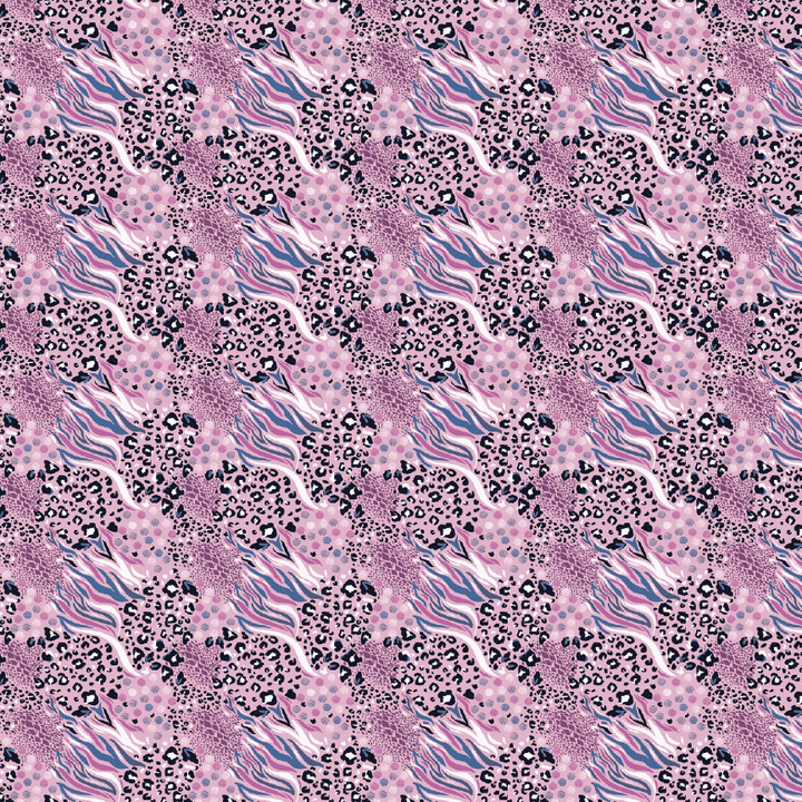 Pink Power Animal Print Pattern Acrylic Sheets - CMB Pattern Acrylic