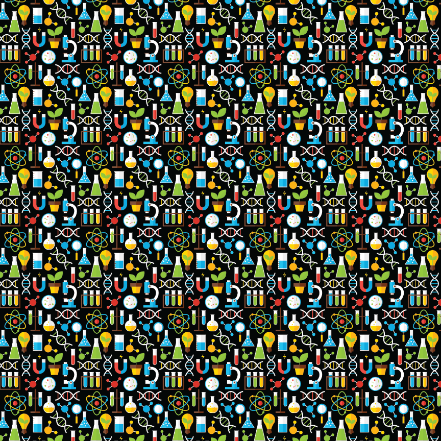 Science 2 Pattern Acrylic Sheet - CMB Pattern Acrylic
