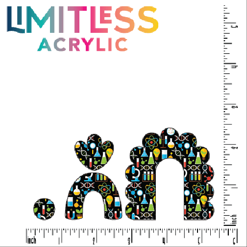 Science 2 Pattern Acrylic Sheet - CMB Pattern Acrylic