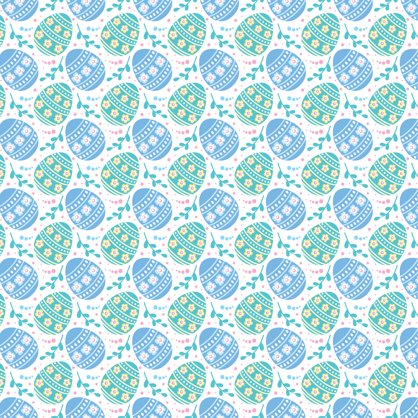 Serene Easter eggs Pattern Acrylic Sheets - CMB Pattern Acrylic