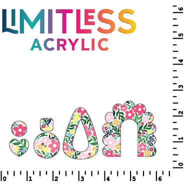 Spring Floral 2 Pattern Acrylic Sheets - CMB Pattern Acrylic