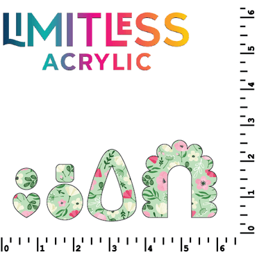 Spring Floral 3 Pattern Acrylic Sheets - CMB Pattern Acrylic