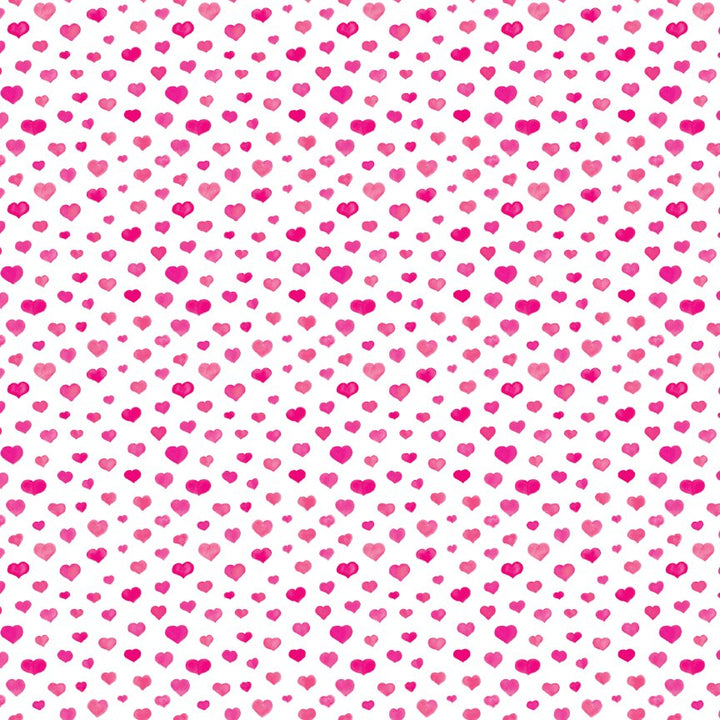 Watercolor Pink Hearts Pattern Acrylic Sheets - CMB Pattern Acrylic