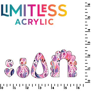 Whimsical Floral Carnival Pattern Acrylic Sheets - CMB Pattern Acrylic