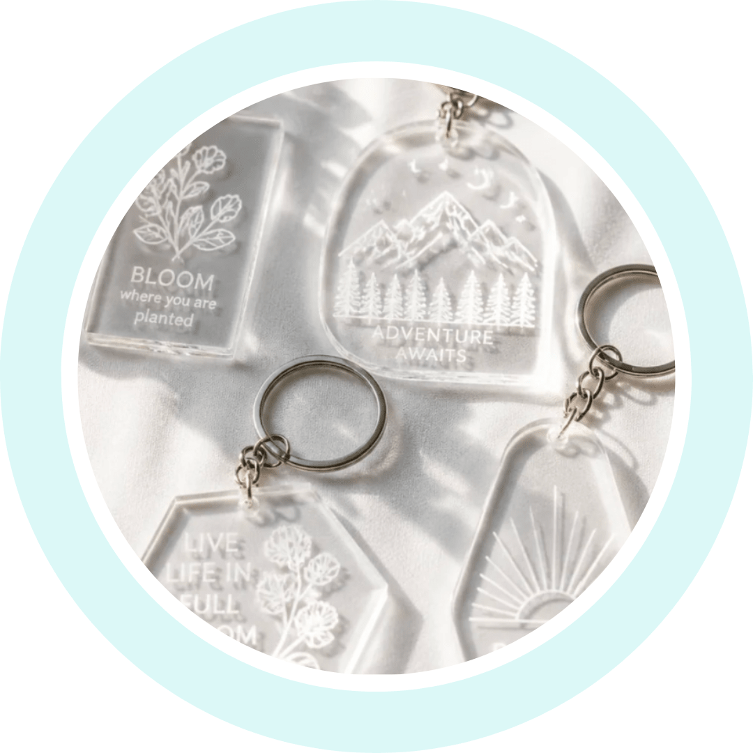 Best Acrylic for Laser-Cut Keychains: Thickness, Finish & Type - Custom Made Better