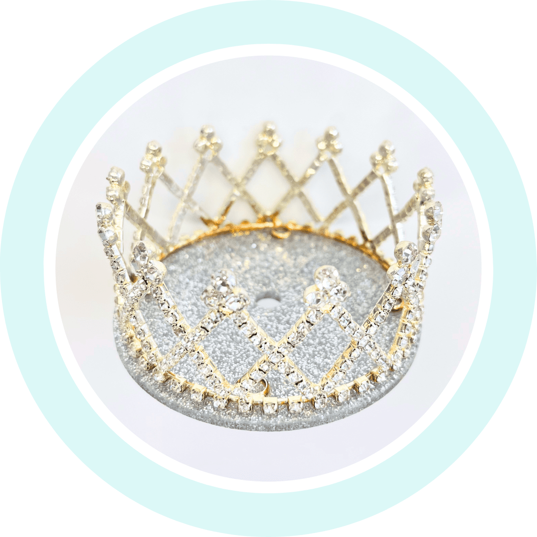 Crown Acrylic Cup Topper! - Custom Made Better