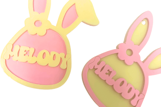 Cuttle Easter Bunny Tag - Custom Made Better