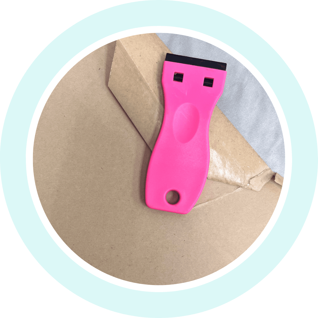 How to Mask Acrylic Sheets with Just a Scraper Tool - Custom Made Better