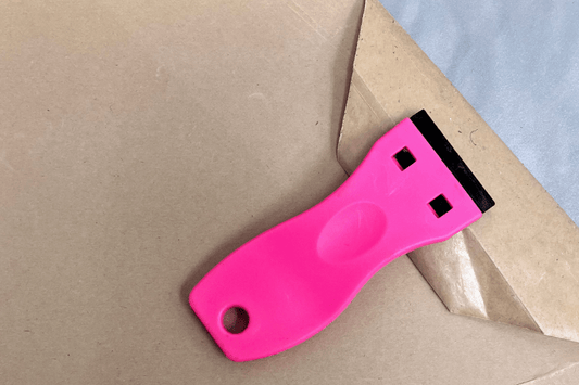 How to Mask Acrylic Sheets with Just a Scraper Tool - Custom Made Better