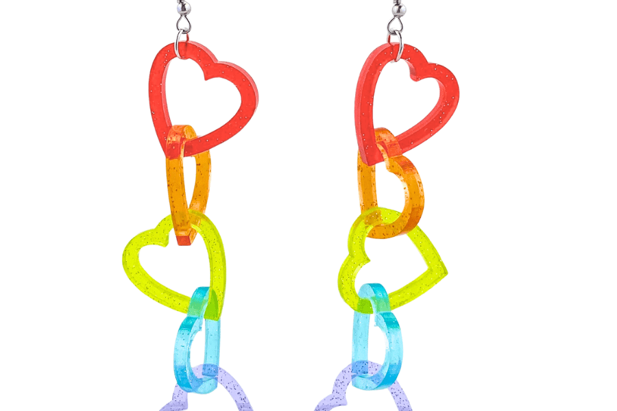 Linked Acrylic Earring Tutorial by Brenna - Custom Made Better