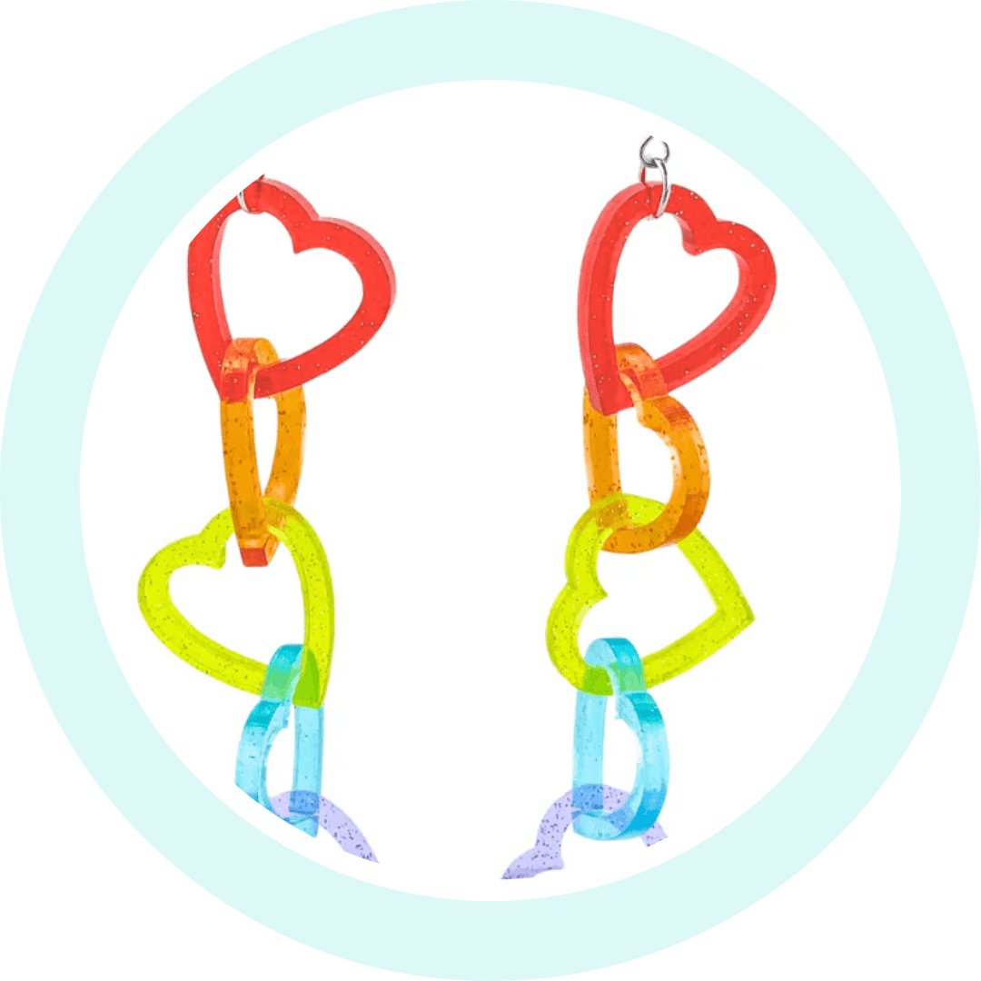 Linked Acrylic Earring Tutorial by Brenna - Custom Made Better