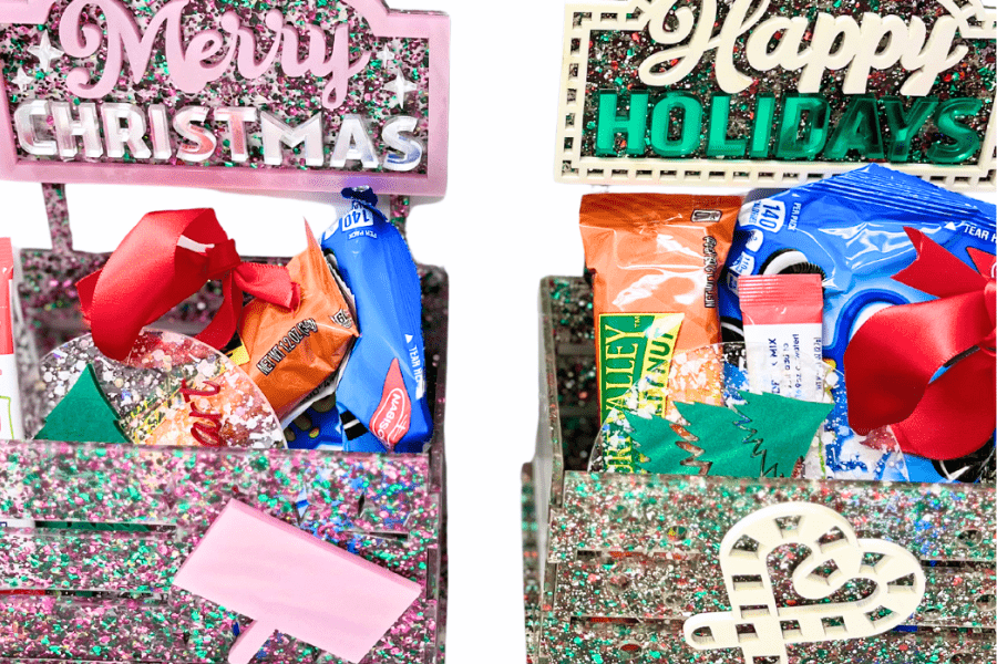 Making Christmas Treat Boxes - Custom Made Better