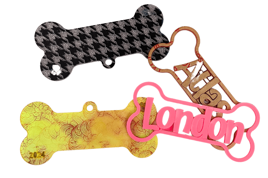 New Cuttle - Dog Bone Ornaments - Custom Made Better