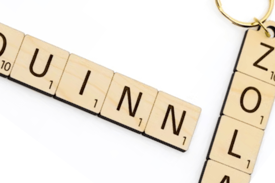 New Cuttle Template - Letter Tile Keychains! - Custom Made Better