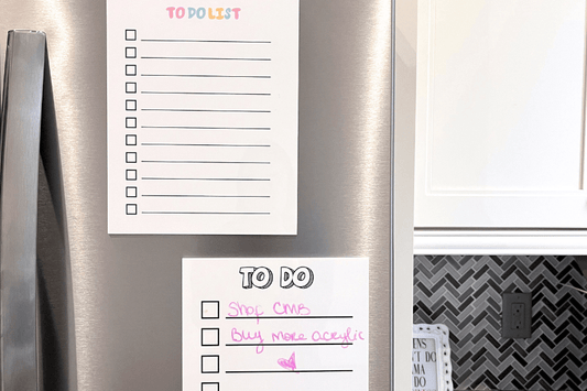 Stay Organized with a DIY To-Do List Magnet - Custom Made Better