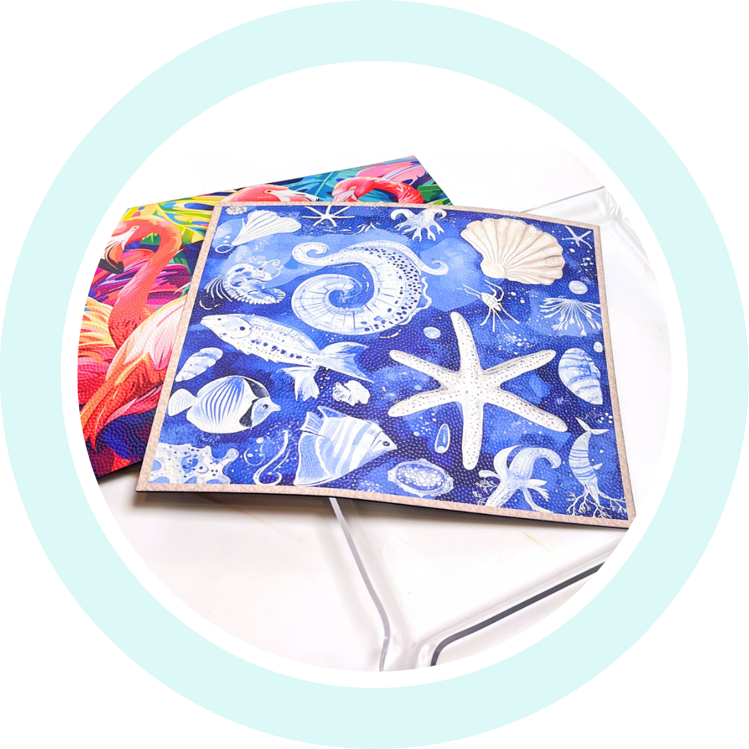 Using Leatherette to Make Customizable Inserts for our Pinched Acrylic Trays ✨ - Custom Made Better