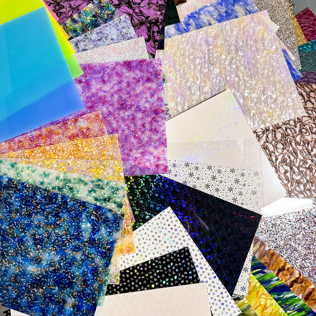 Glitter Shapes Acrylic Sheets – Custom Made Better