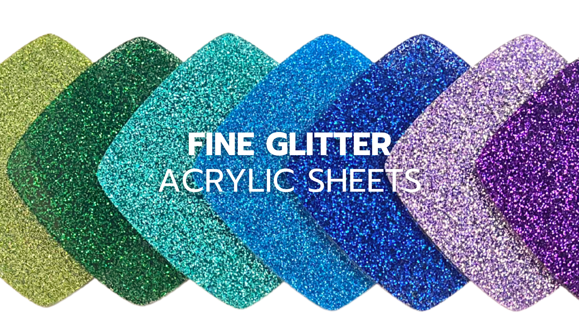 Fine Glitter Acrylic Sheets - Custom Made Better