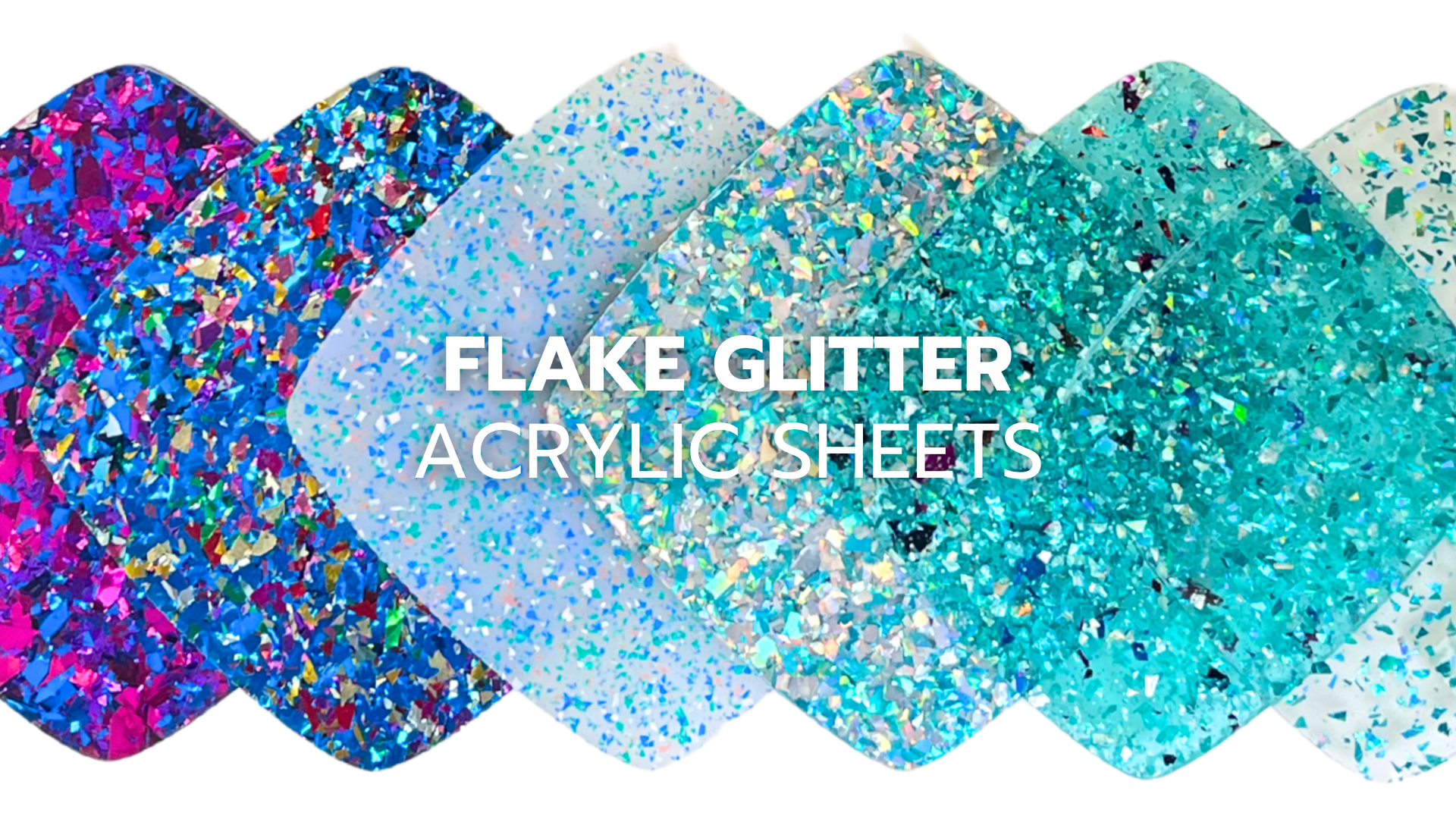 Glitter Flakes Acrylic Sheets - Custom Made Better