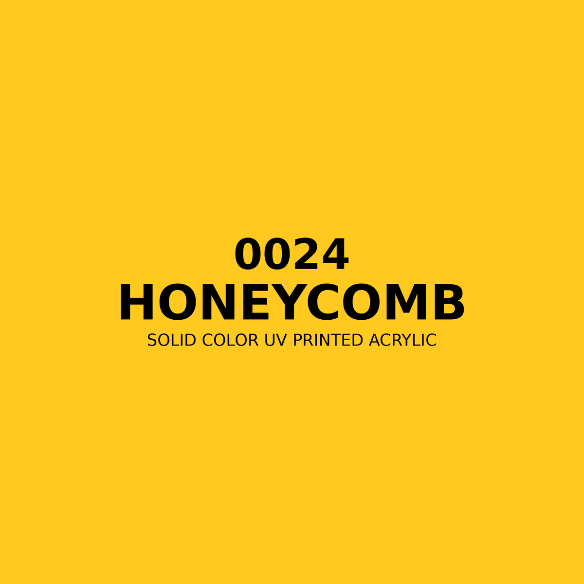 0024 | Honeycomb | Solid Color UV Printed Acrylic - Solid Color UV Printed Acrylic