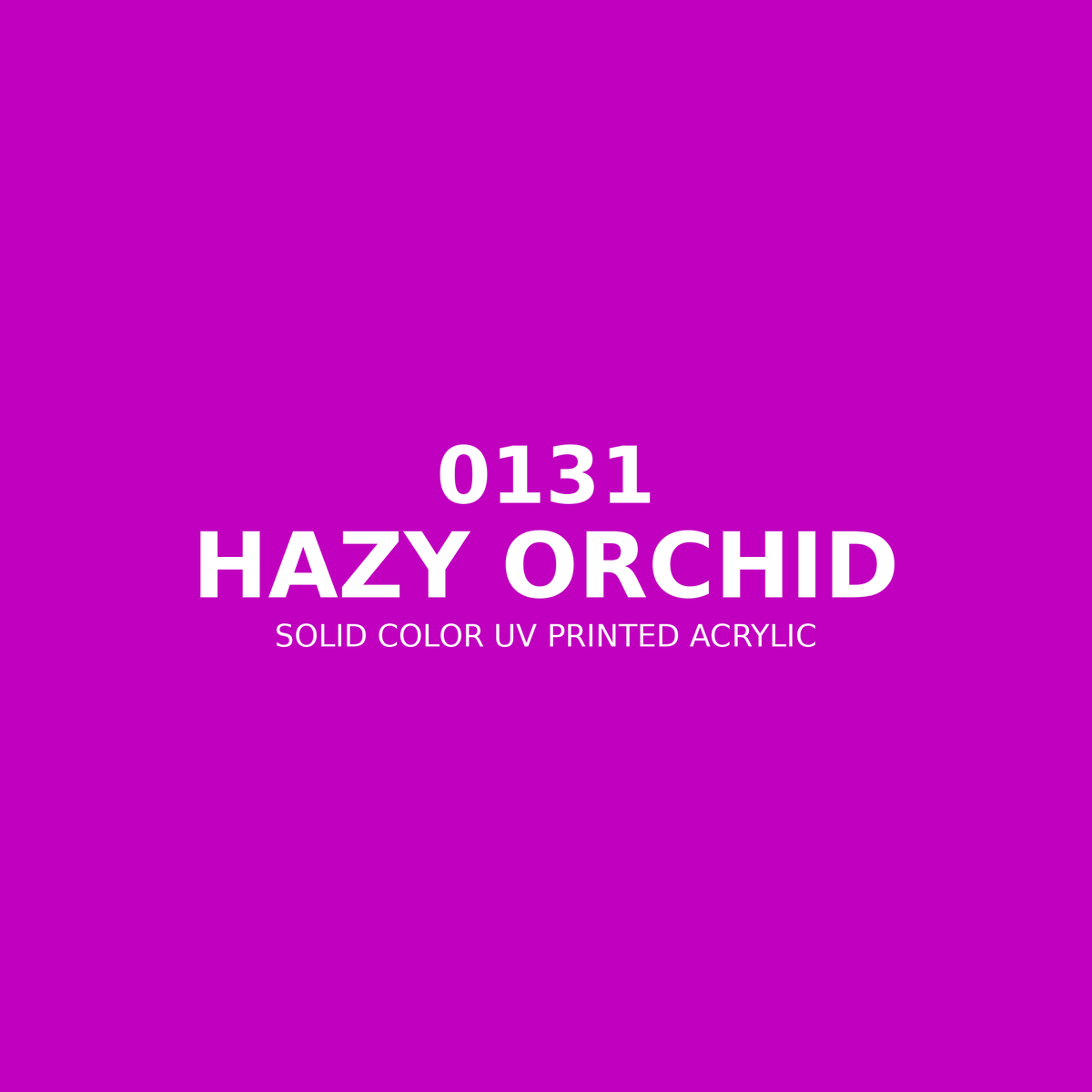 0131 | Hazy Orchid | Solid Color UV Printed Acrylic - Solid Color UV Printed Acrylic
