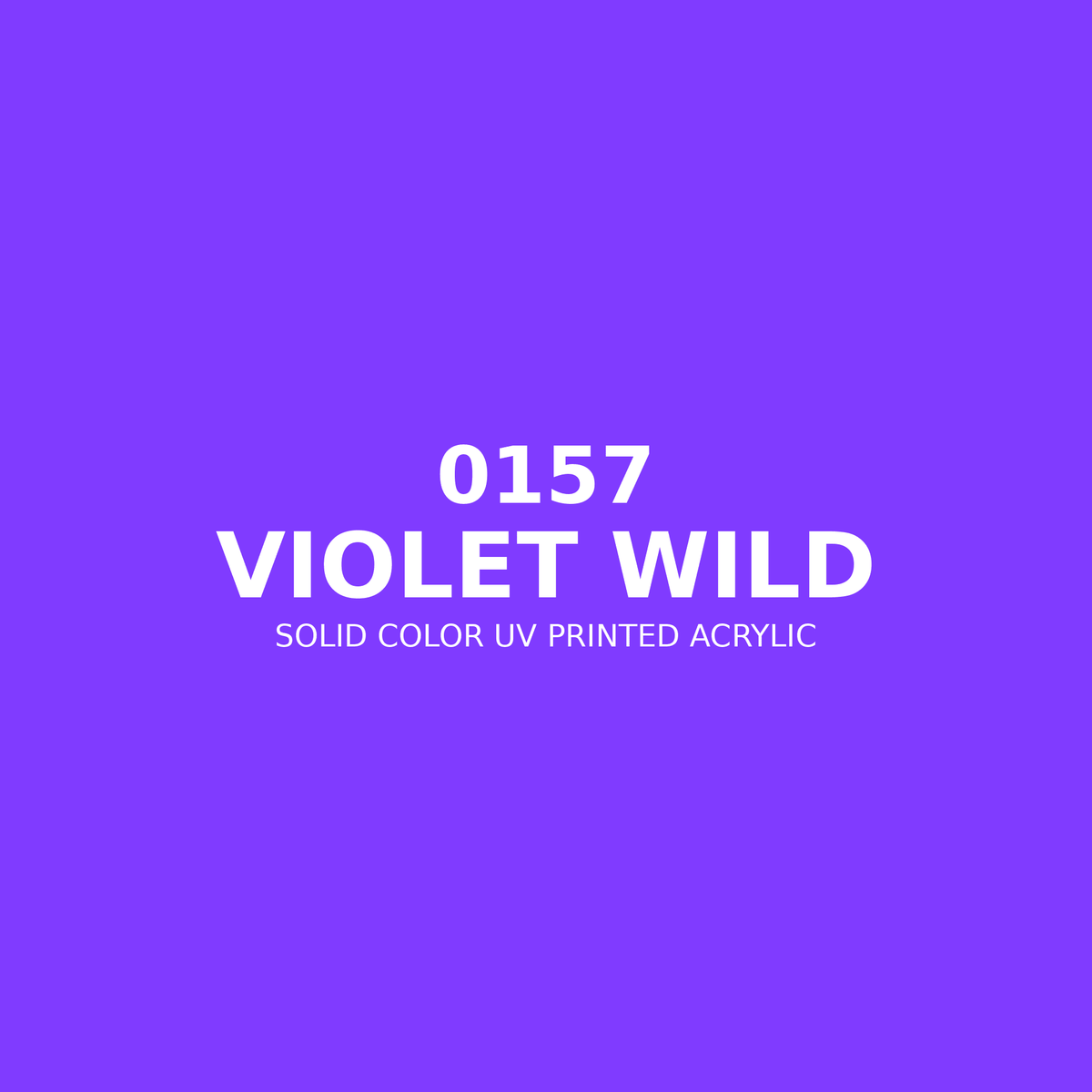 0157 | Violet Wild | Solid Color UV Printed Acrylic - Solid Color UV Printed Acrylic