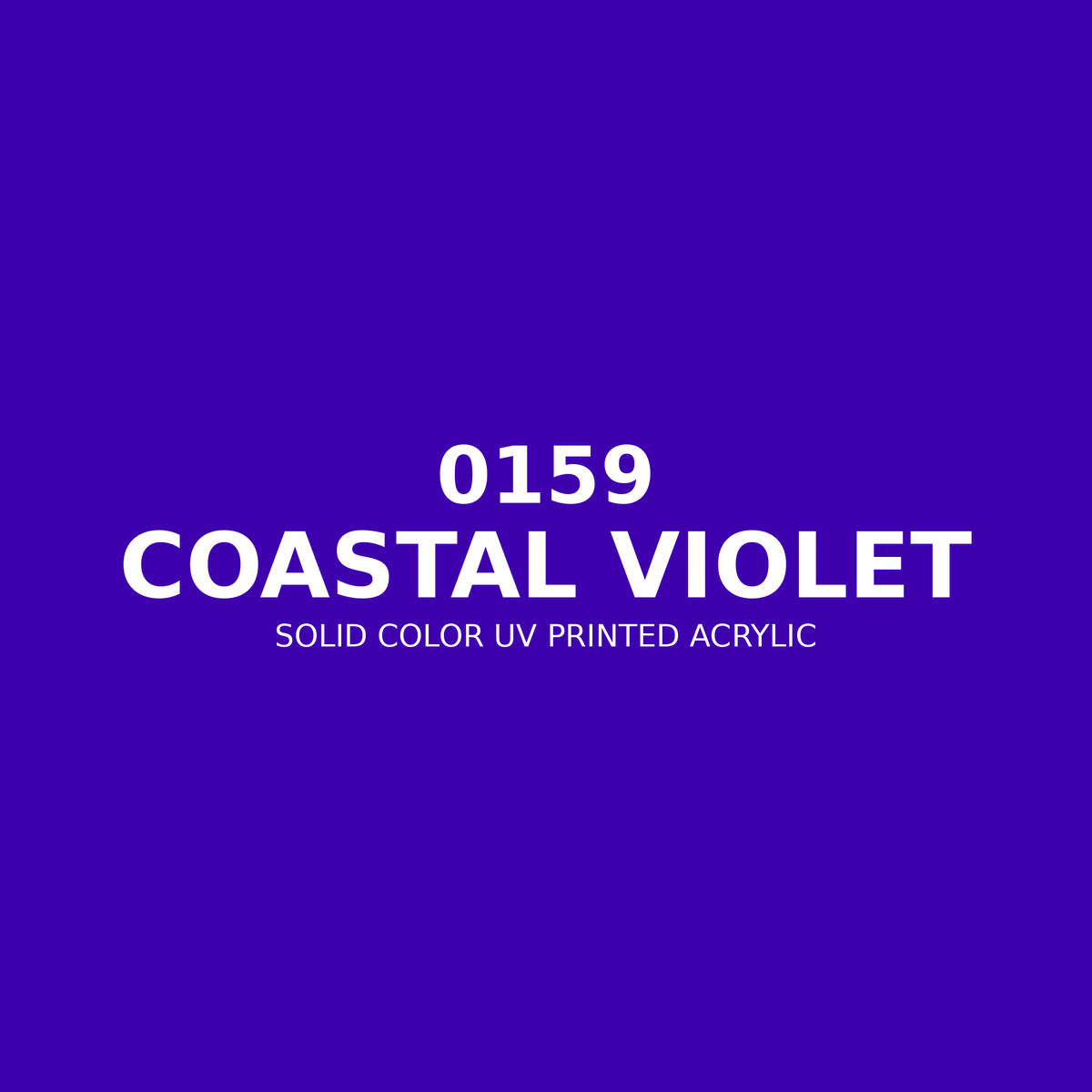 0159 | Coastal Violet | Solid Color UV Printed Acrylic - Solid Color UV Printed Acrylic