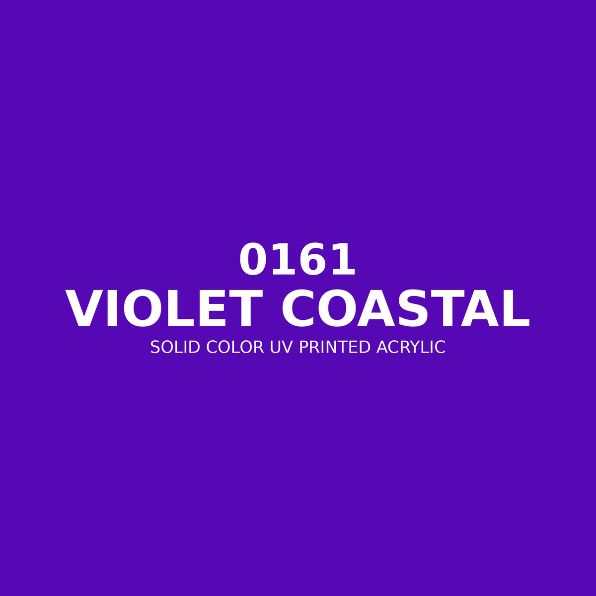 0161 | Violet Coastal | Solid Color UV Printed Acrylic - Solid Color UV Printed Acrylic