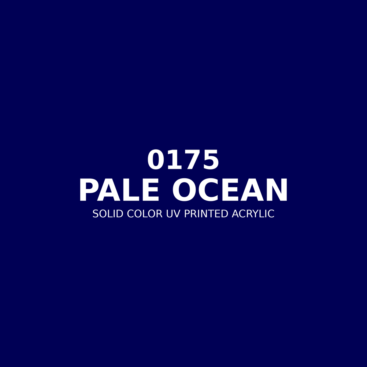 0175 | Pale Ocean | Solid Color UV Printed Acrylic - Solid Color UV Printed Acrylic
