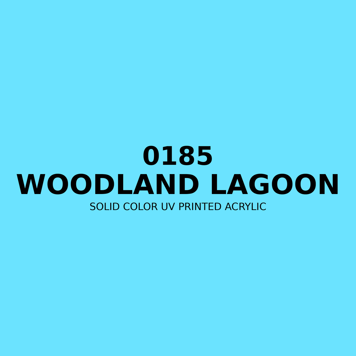 0185 | Woodland Lagoon | Solid Color UV Printed Acrylic - Solid Color UV Printed Acrylic