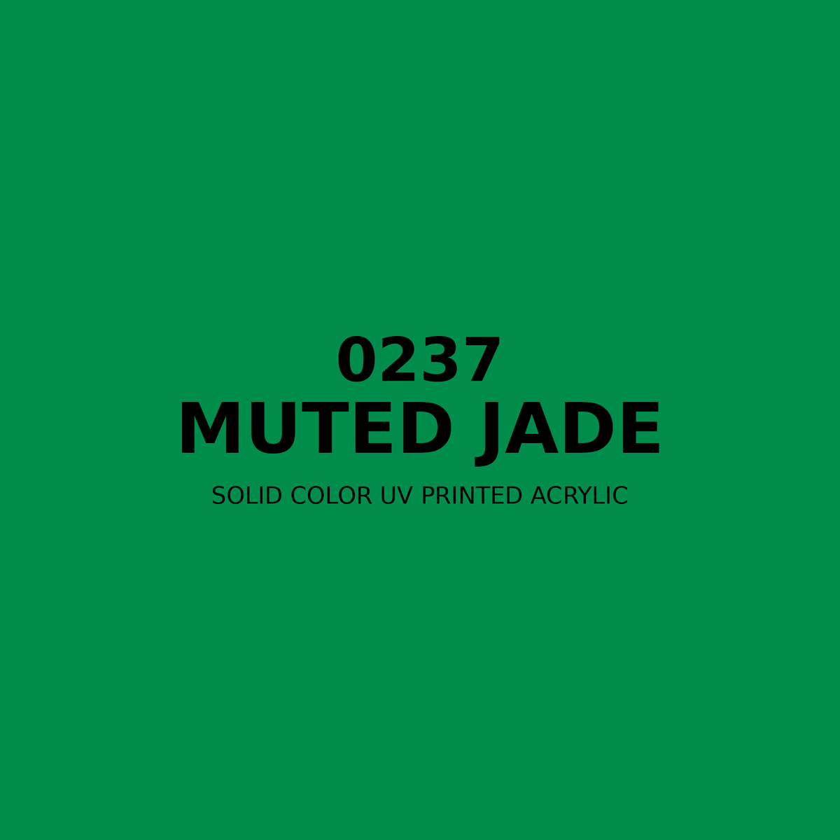 0237 | Muted Jade | Solid Color UV Printed Acrylic - Solid Color UV Printed Acrylic