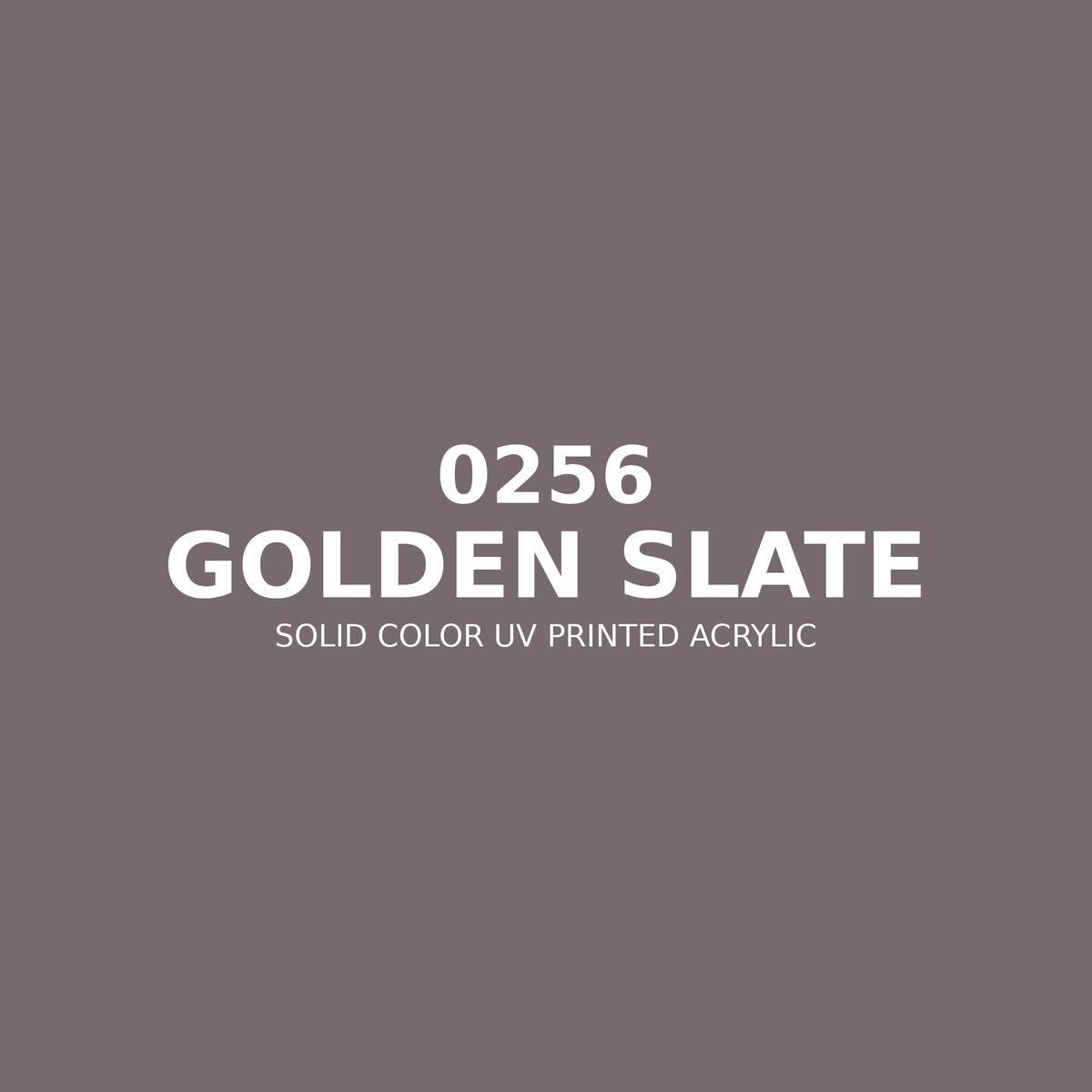 0256 | Golden Slate | Solid Color UV Printed Acrylic - Solid Color UV Printed Acrylic