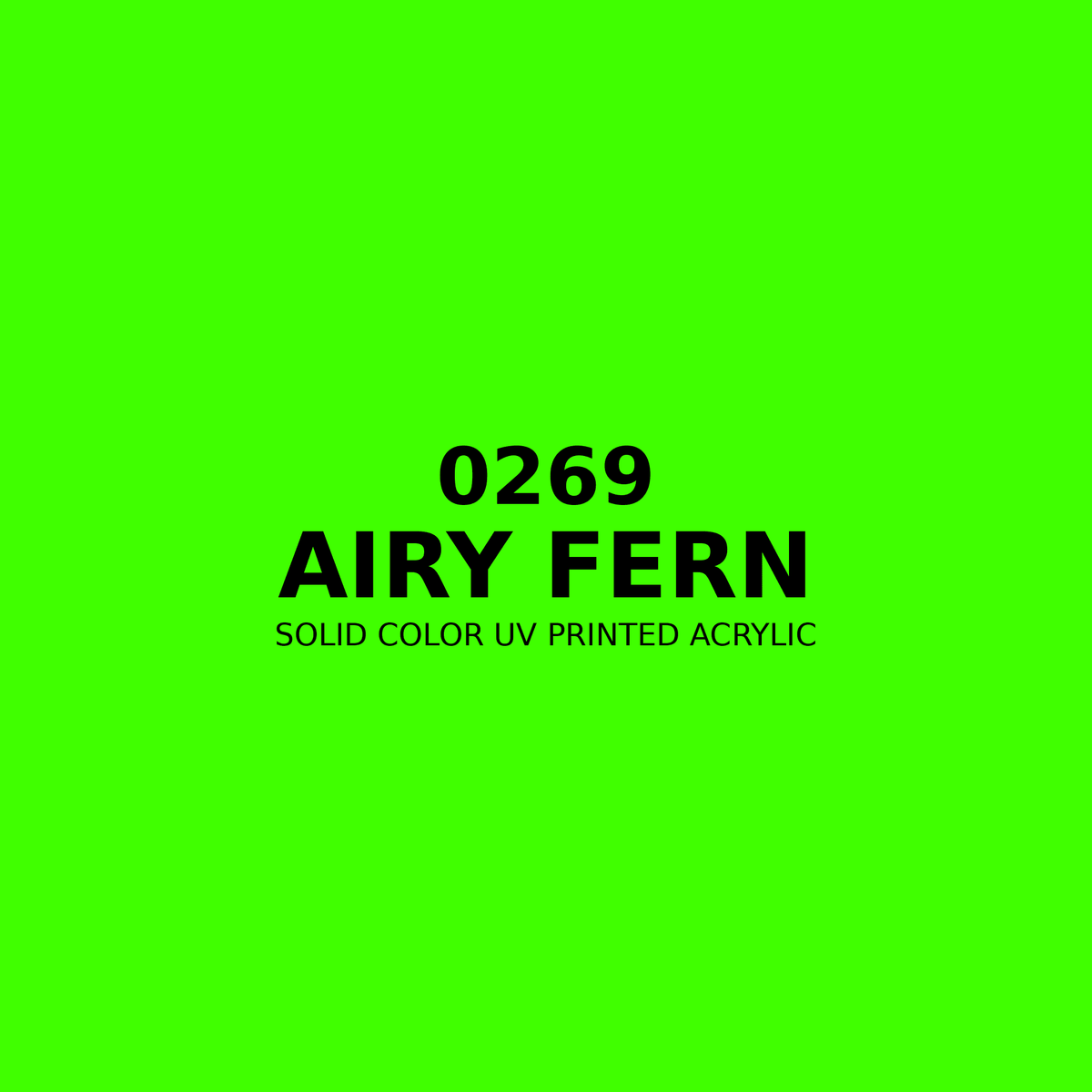 0269 | Airy Fern | Solid Color UV Printed Acrylic - Solid Color UV Printed Acrylic