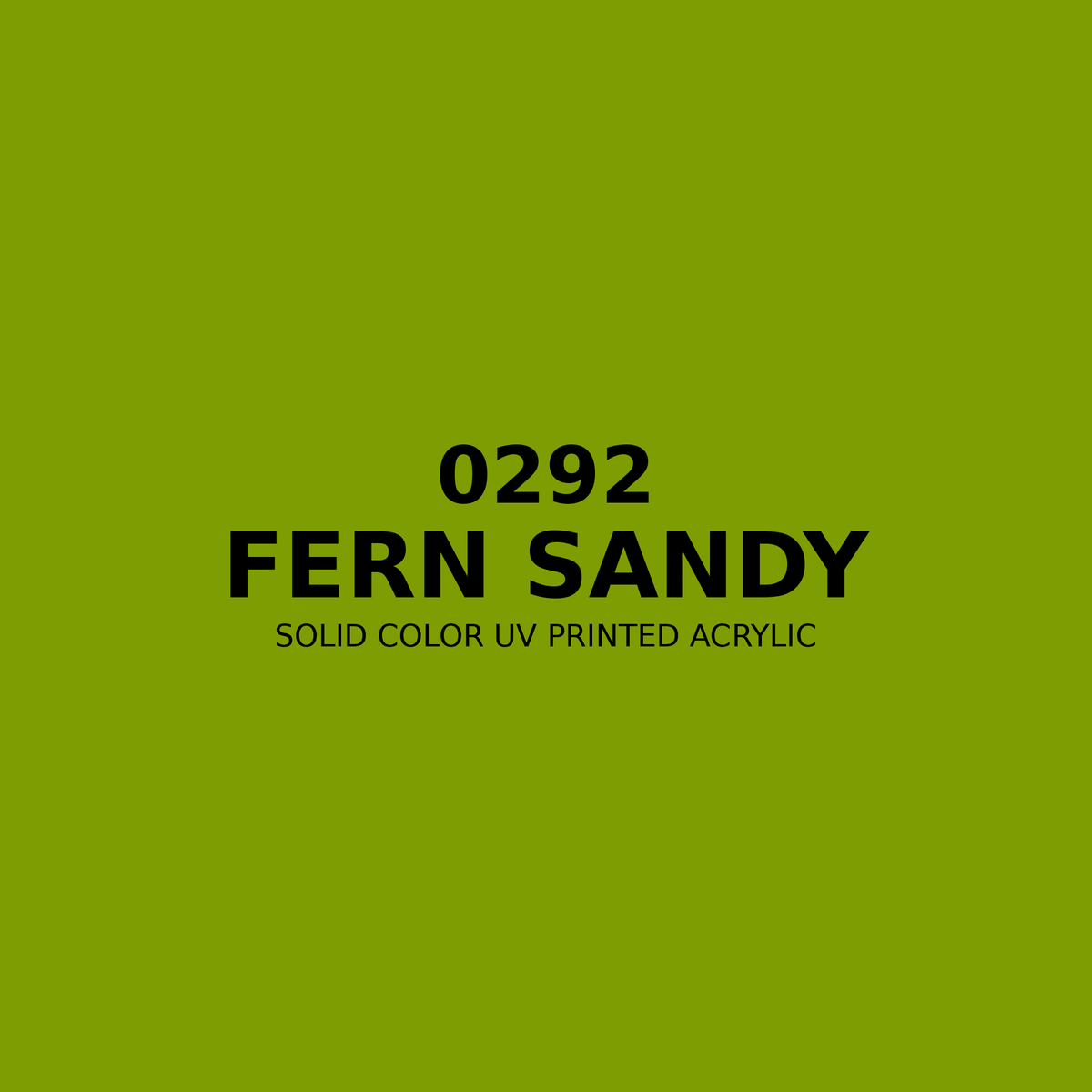 0292 | Fern Sandy | Solid Color UV Printed Acrylic - Solid Color UV Printed Acrylic