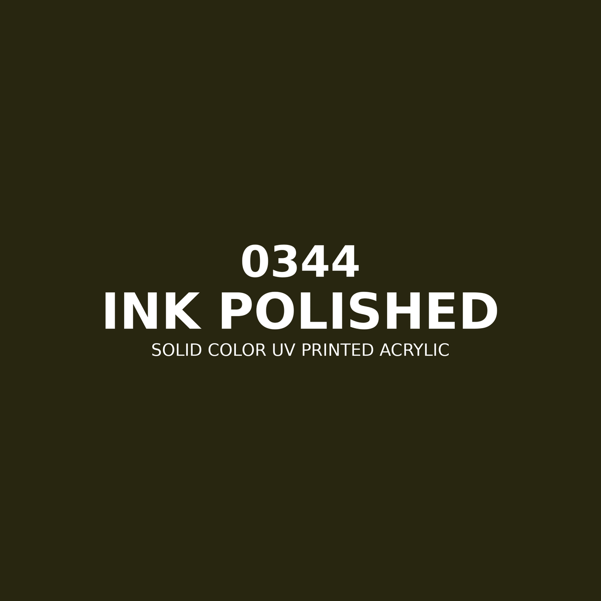 0344 | Ink Polished | Solid Color UV Printed Acrylic - Solid Color UV Printed Acrylic