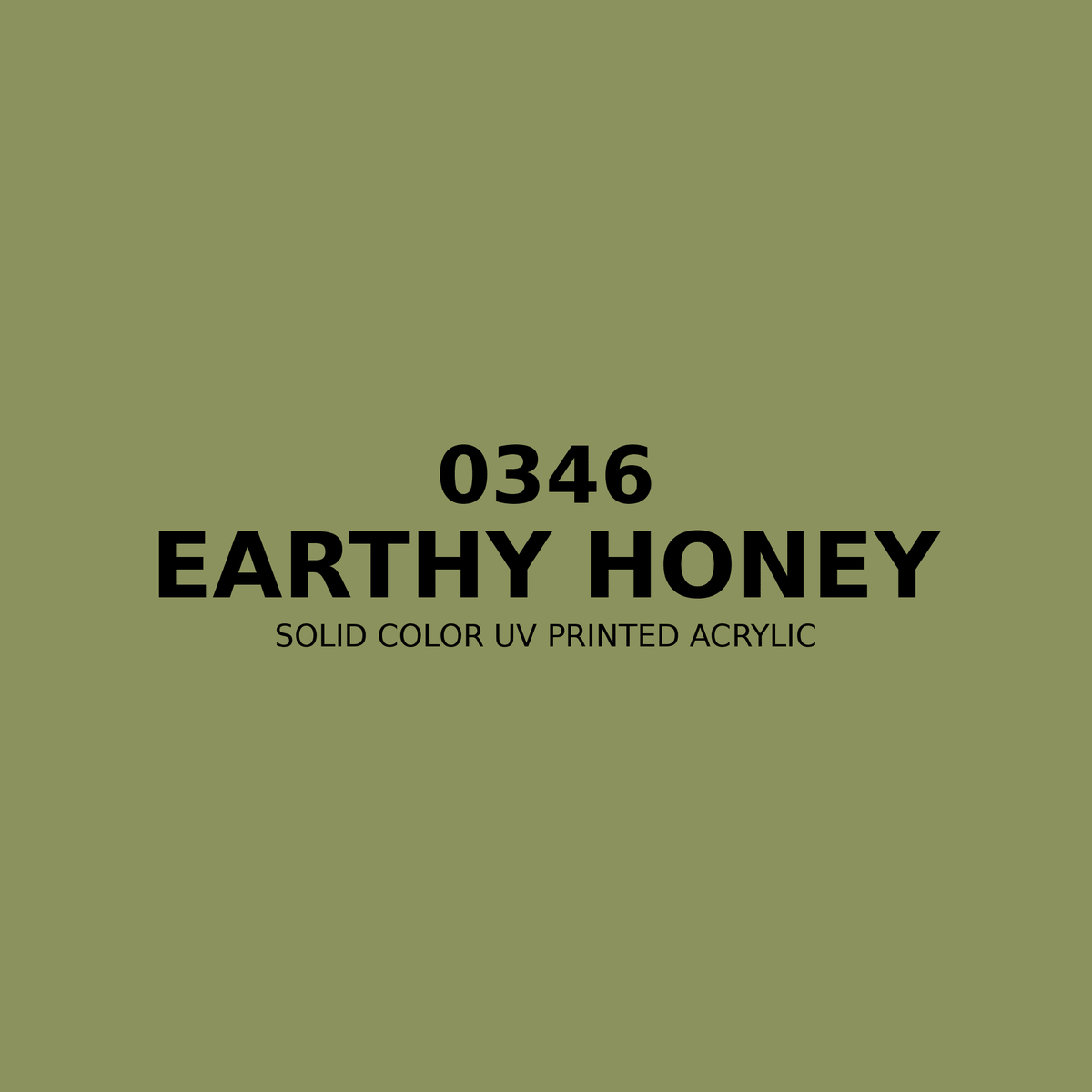 0346 | Earthy Honey | Solid Color UV Printed Acrylic - Solid Color UV Printed Acrylic
