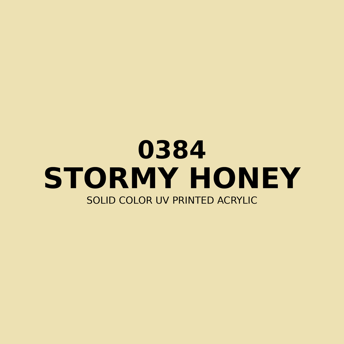 0384 | Stormy Honey | Solid Color UV Printed Acrylic - Solid Color UV Printed Acrylic