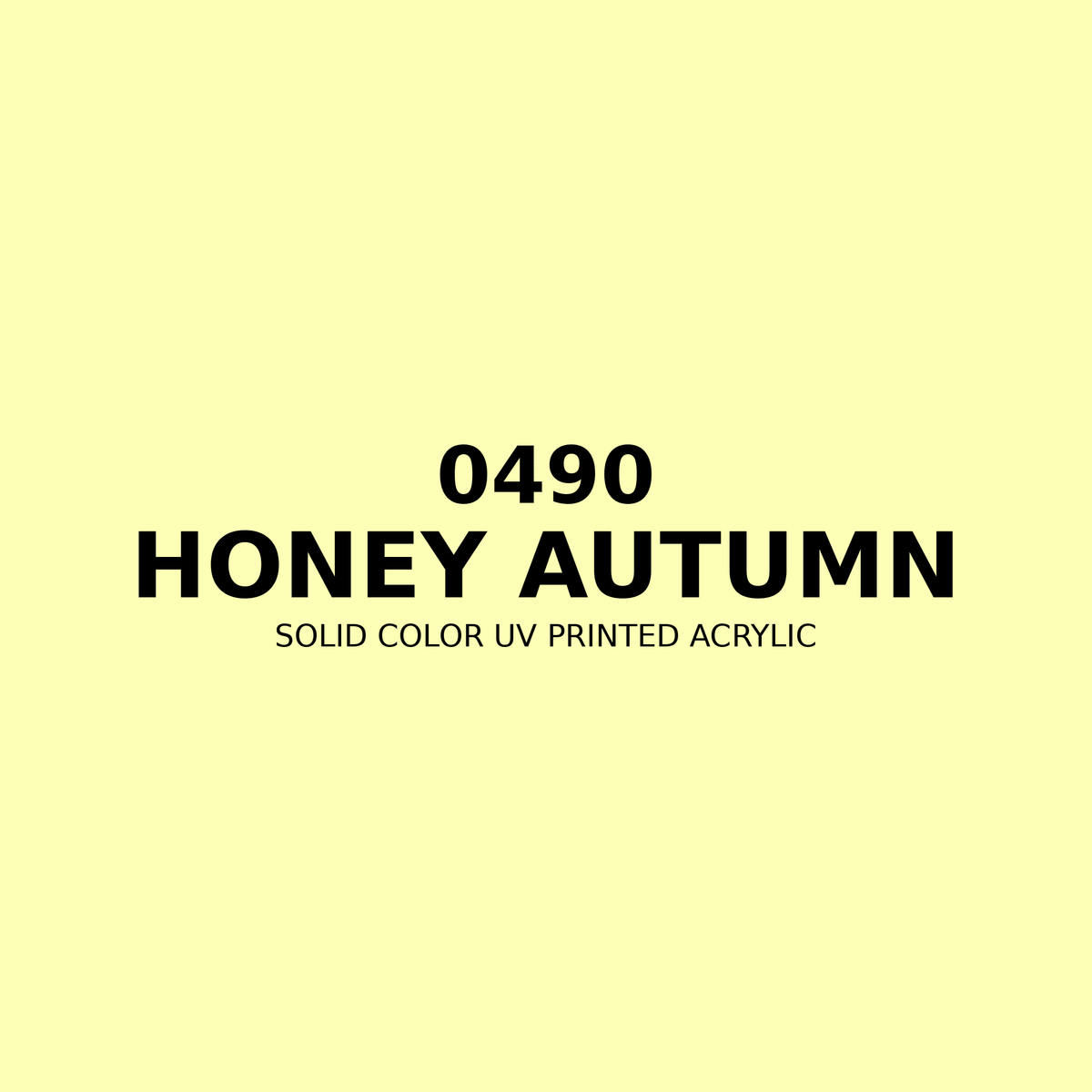 0490 | Honey Autumn | Solid Color UV Printed Acrylic - Solid Color UV Printed Acrylic