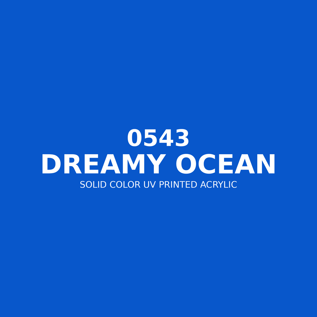 0543 | Dreamy Ocean | Solid Color UV Printed Acrylic - Solid Color UV Printed Acrylic