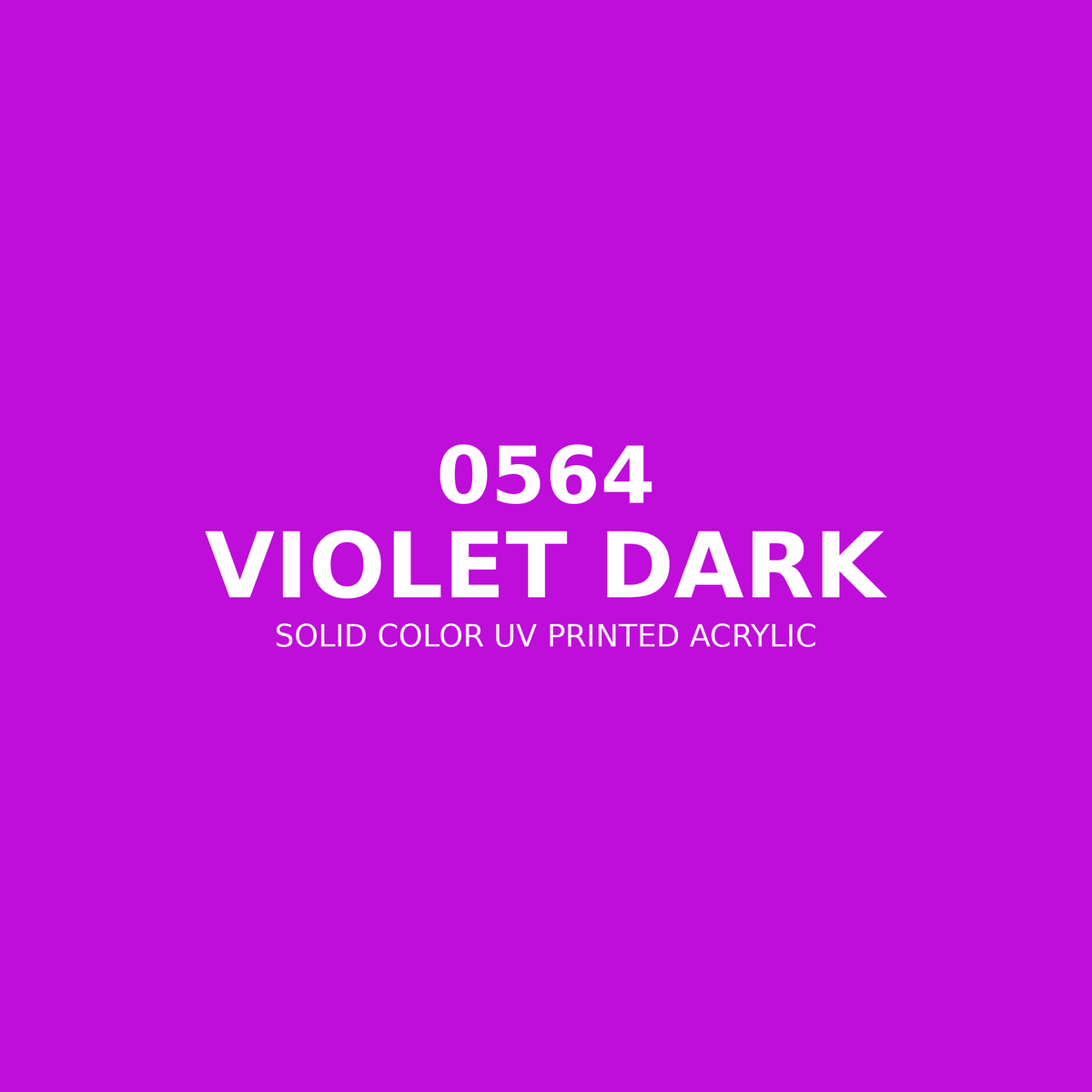 0564 | Violet Dark | Solid Color UV Printed Acrylic - Solid Color UV Printed Acrylic