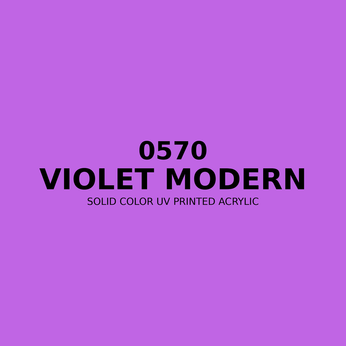 0570 | Violet Modern | Solid Color UV Printed Acrylic - Solid Color UV Printed Acrylic