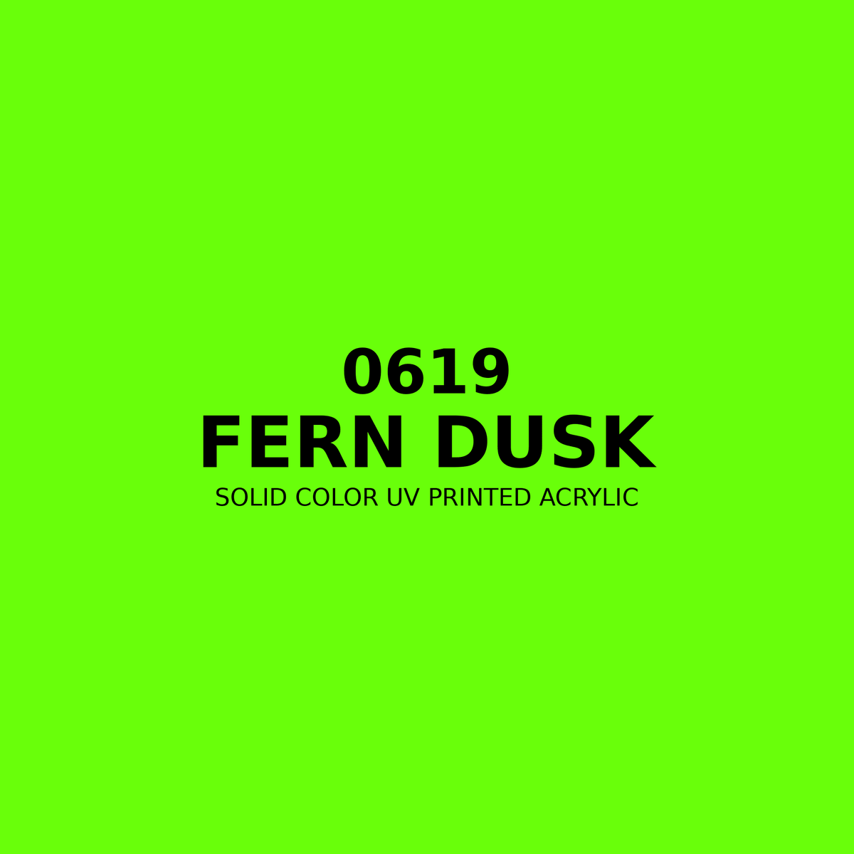 0619 | Fern Dusk | Solid Color UV Printed Acrylic - Solid Color UV Printed Acrylic